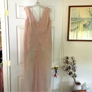 Monique Lhuellier bridesmaid dress, pink - 18